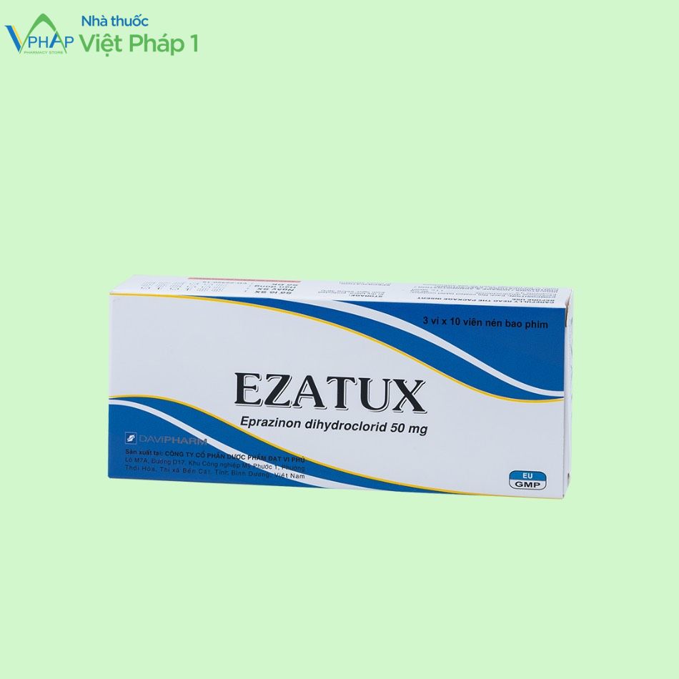Hộp của thuốc Ezatux