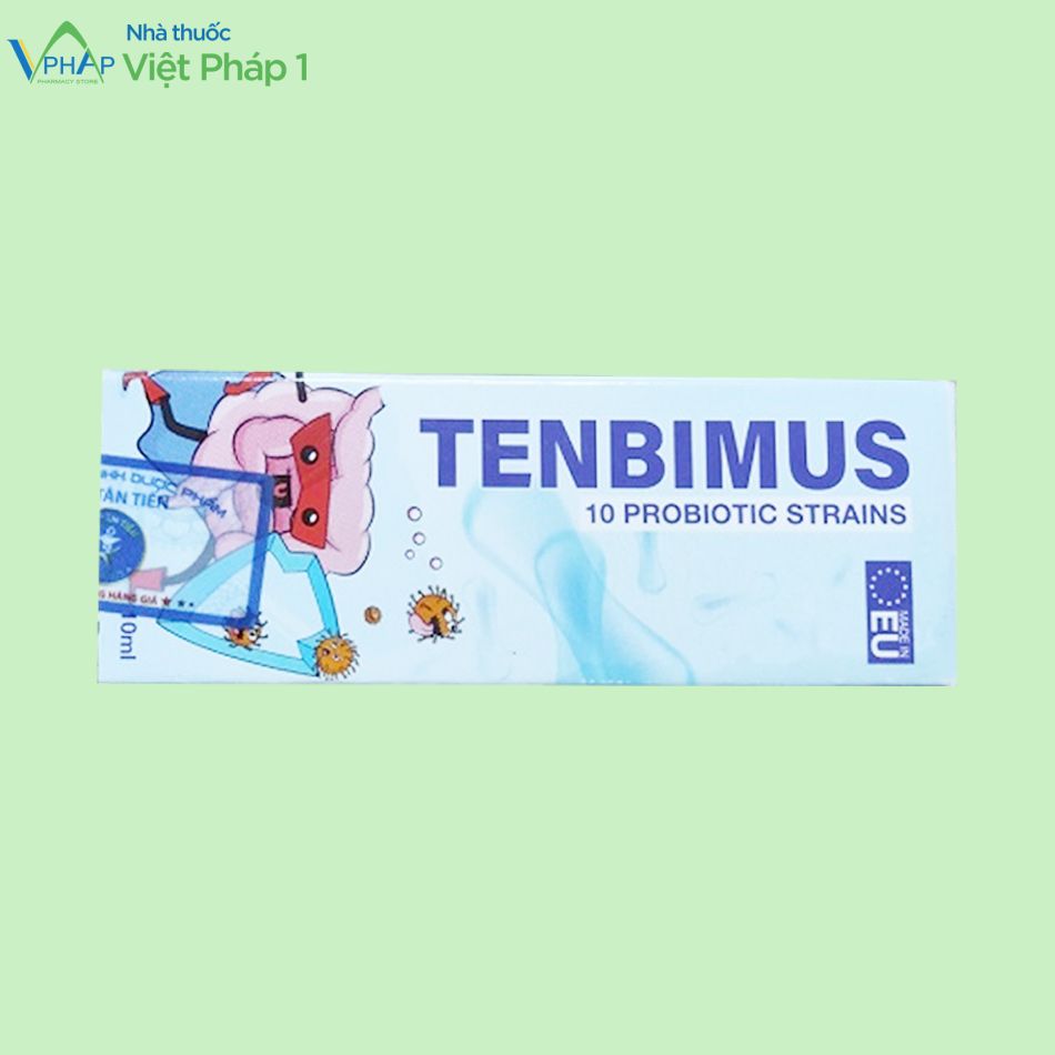 Hộp men vi sinh Tenbimus được phân phối tại Nhà Thuốc Việt Pháp 1