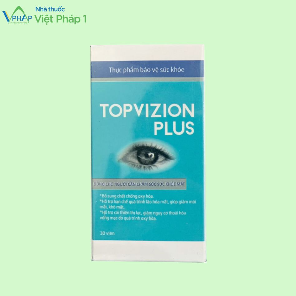 Hộp sản phẩm Topvizion Plus