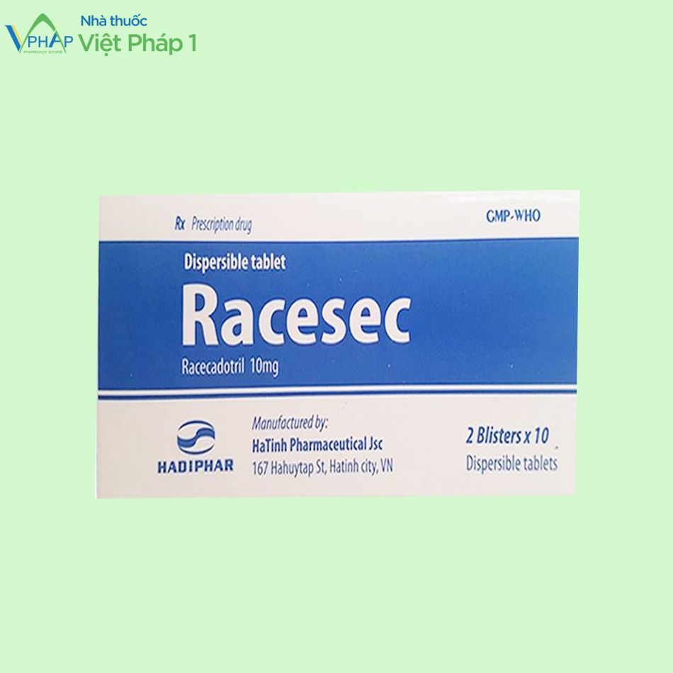 Hình ảnh: Hộp thuốc Racesec