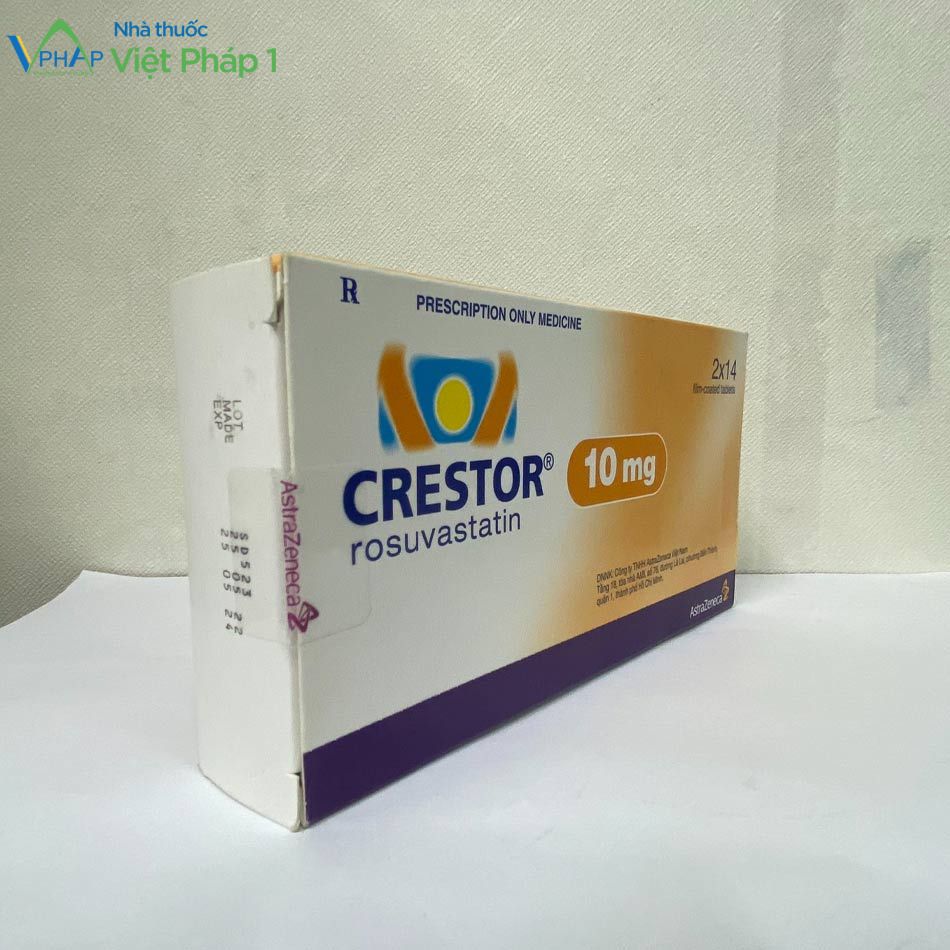 Tem mác và hạn sử dụng của thuốc mỡ máu Crestor 10mg