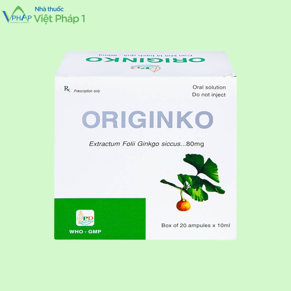 Hình ảnh hộp thuốc Originko 80mg