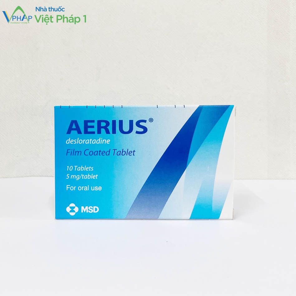 Hình ảnh hộp thuốc Aerius 5mg