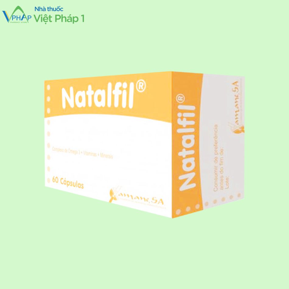 Hình ảnh hộp sản phẩm Natalfil bổ sung vi chất