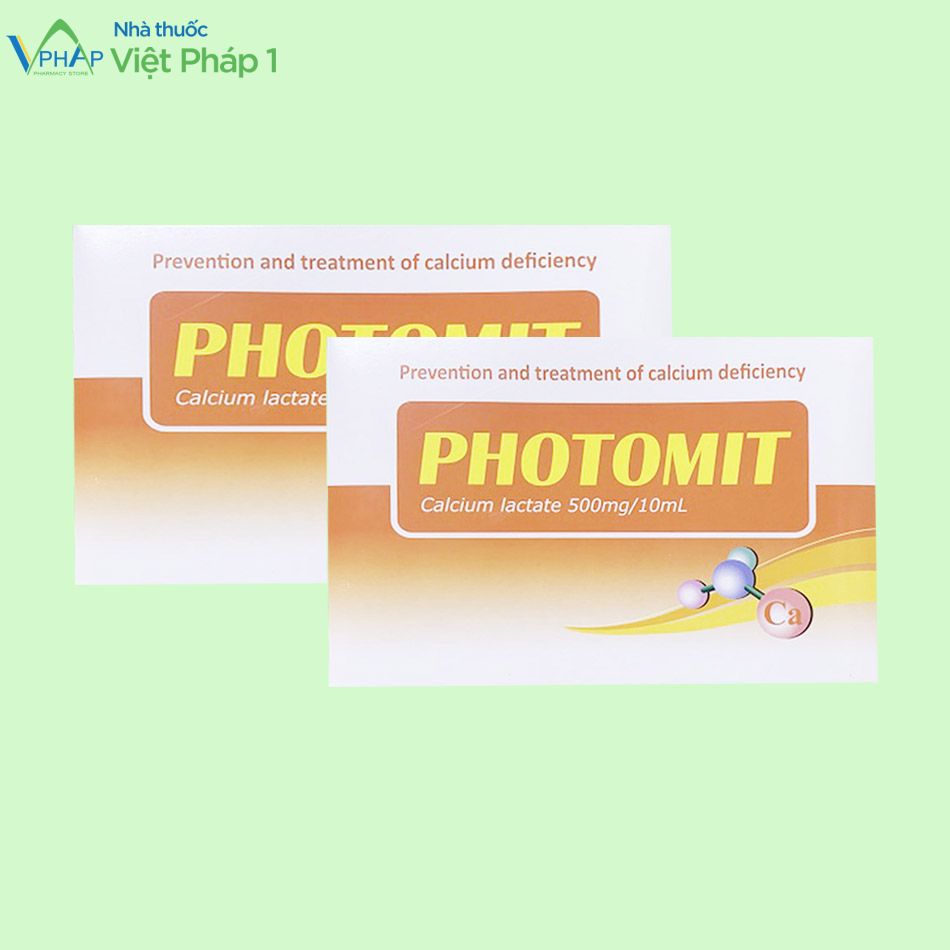 Hình ảnh hộp thuốc Photomit