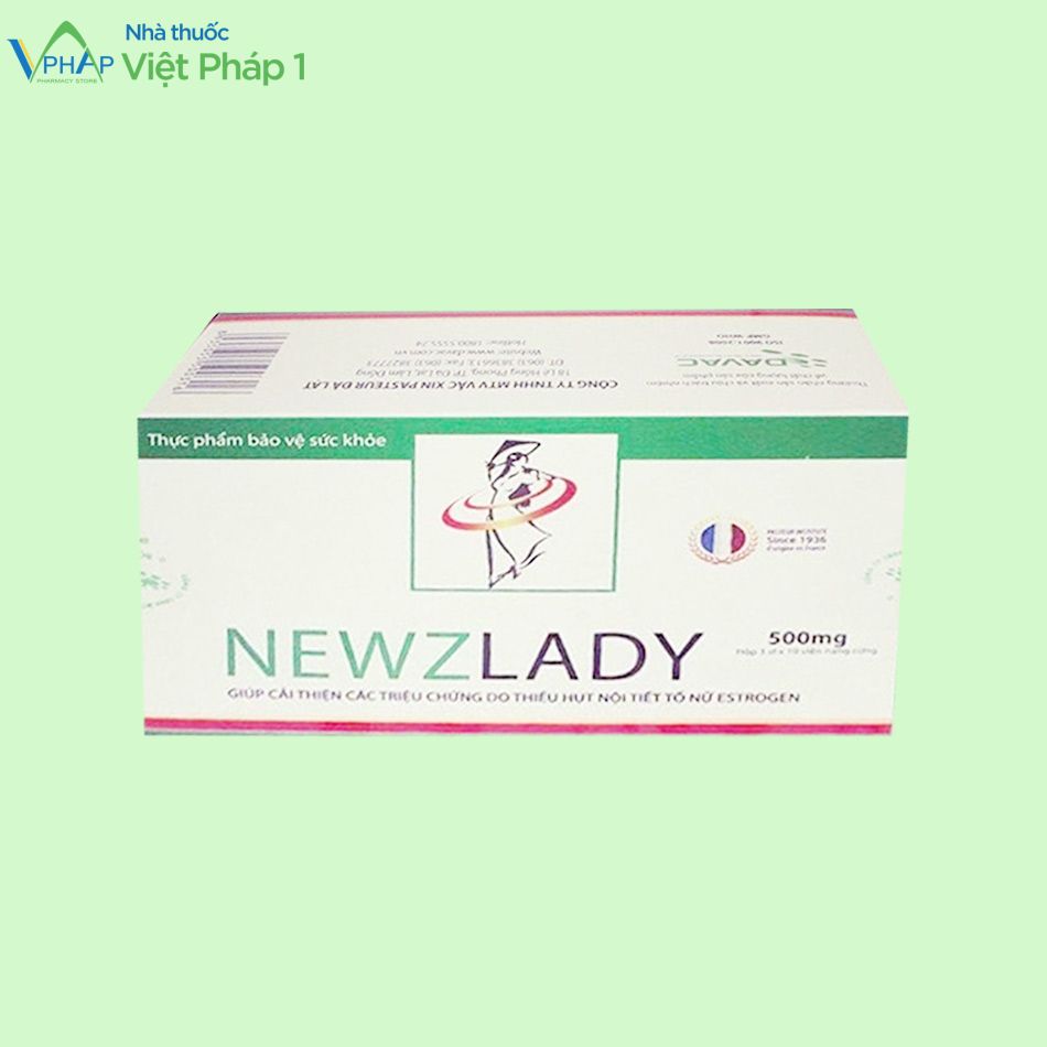 Hình ảnh hộp sản phẩm bổ sung nội tiết tố nữ Newzlady