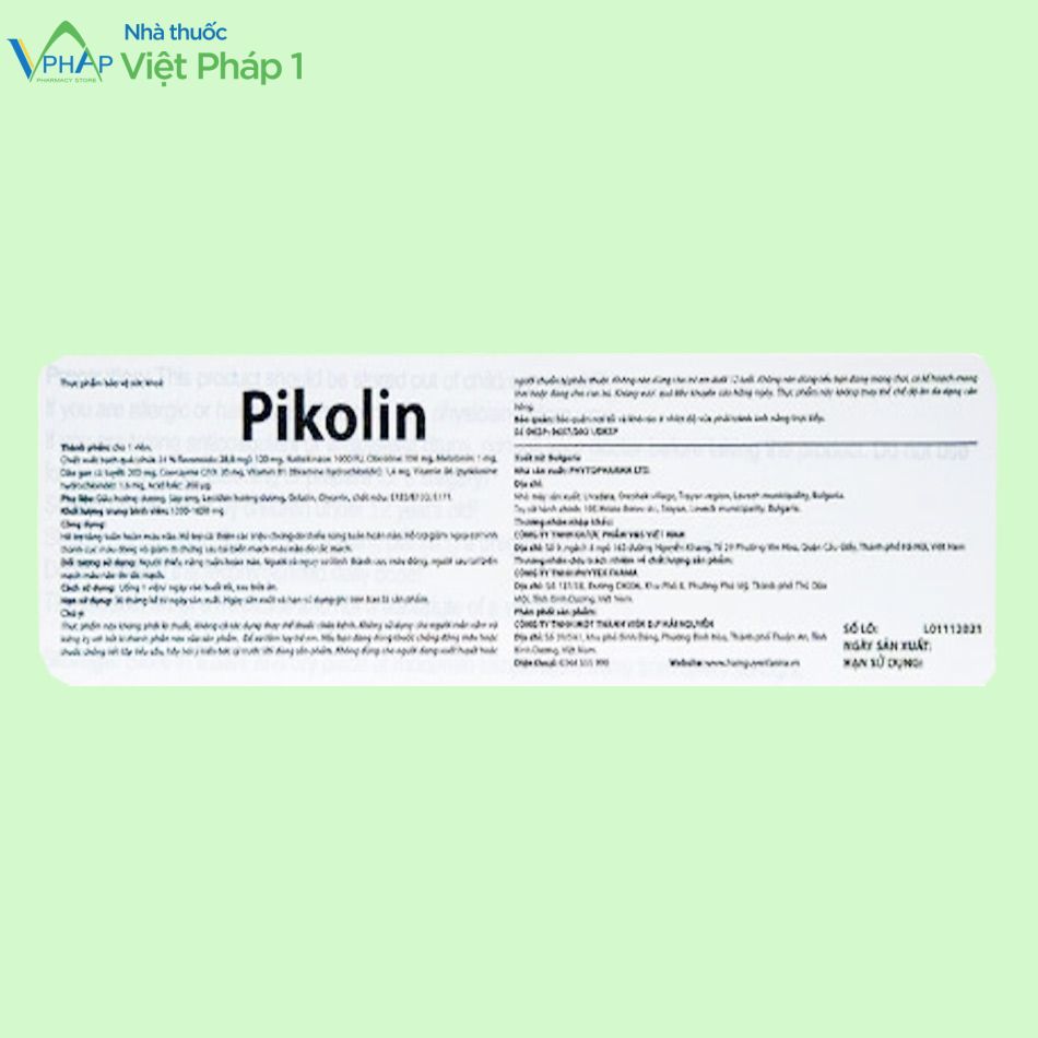 Hình ảnh thông tin sản phẩm Pikolin Ocavill