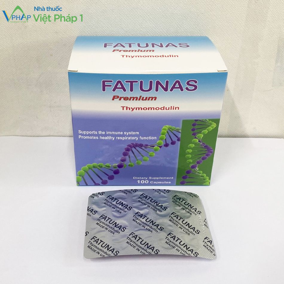 Hình ảnh hộp và vỉ sản phẩm Fatunas Premium