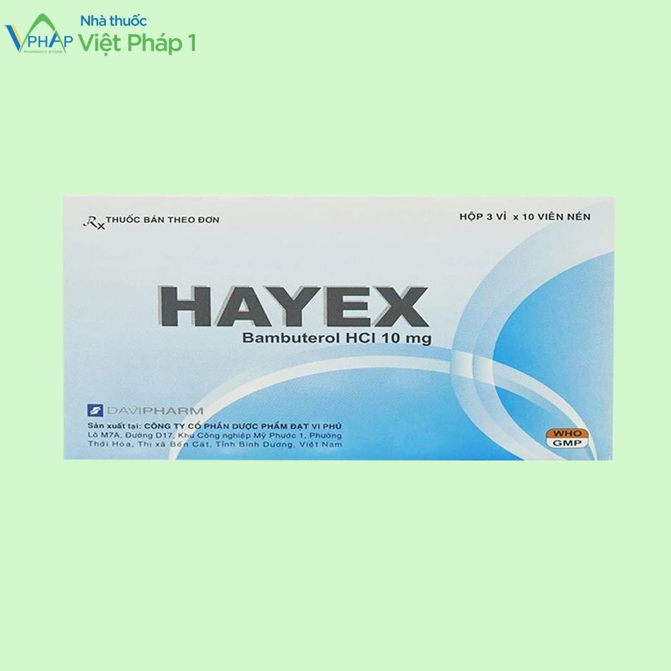 Hình ảnh của thuốc Hayex