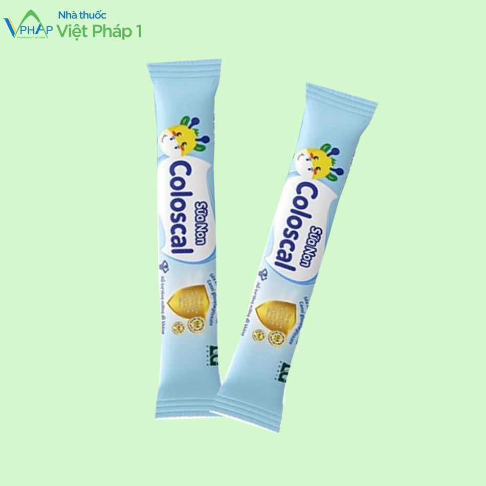 Hình ảnh: Gói bên trong của sản phẩm Sữa Coloscal