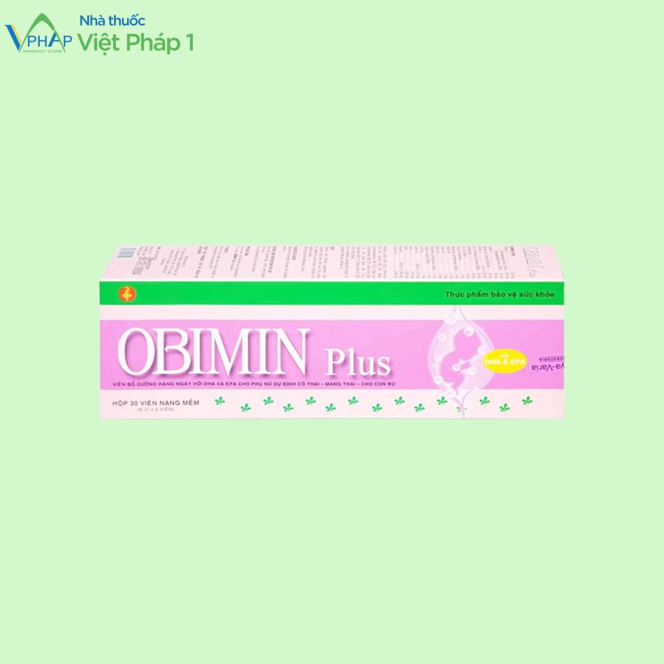 Hình ảnh hộp sản phẩm Obimin Plus