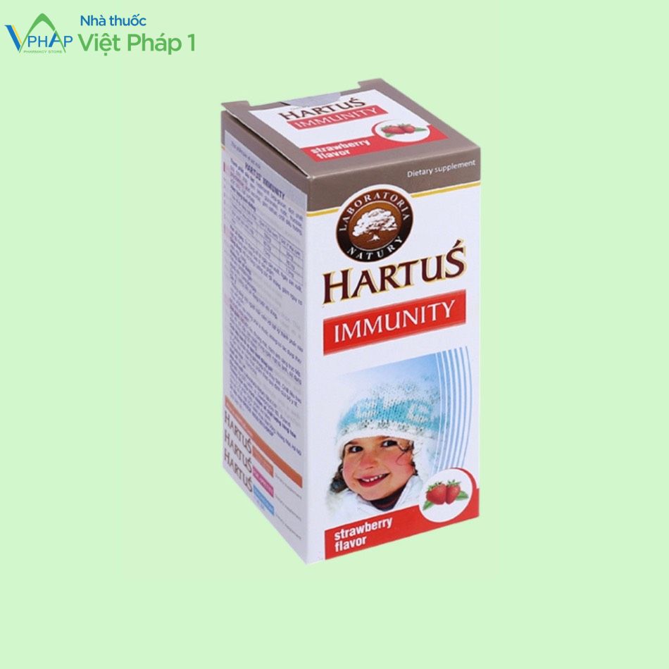 Hộp của sản phẩm Hartus Immunity