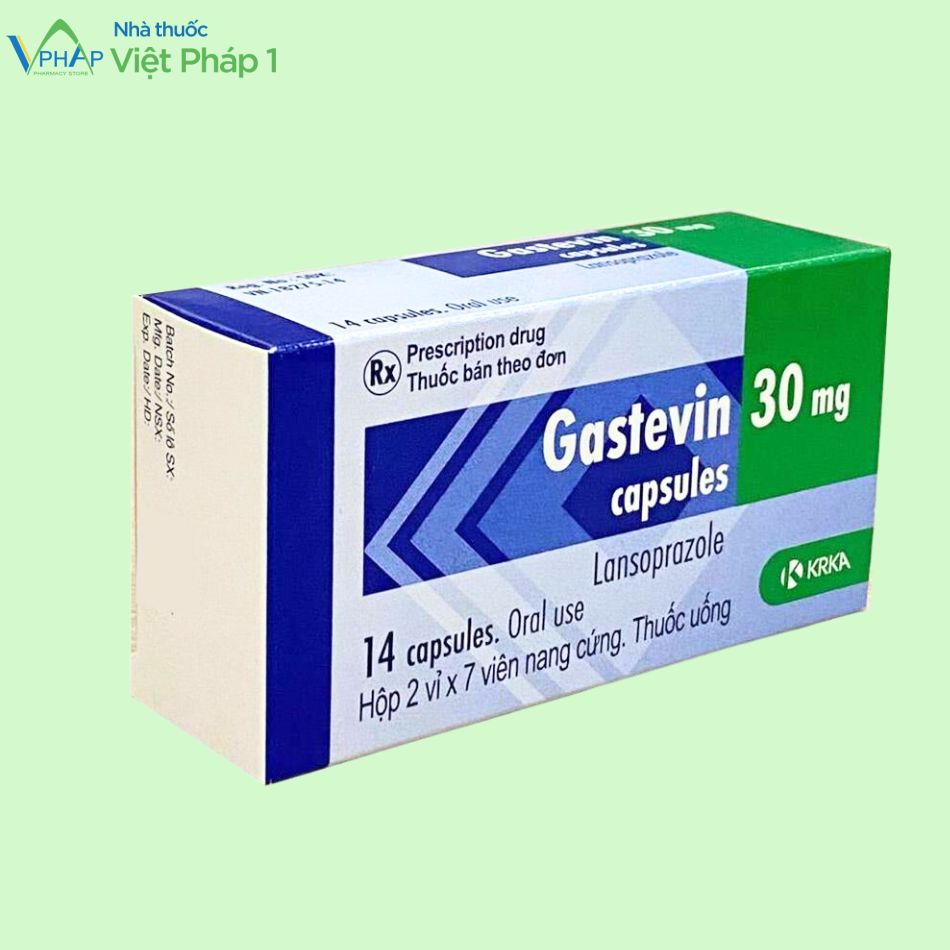 Hình ảnh: Hộp thuốc Gastevin 30mg