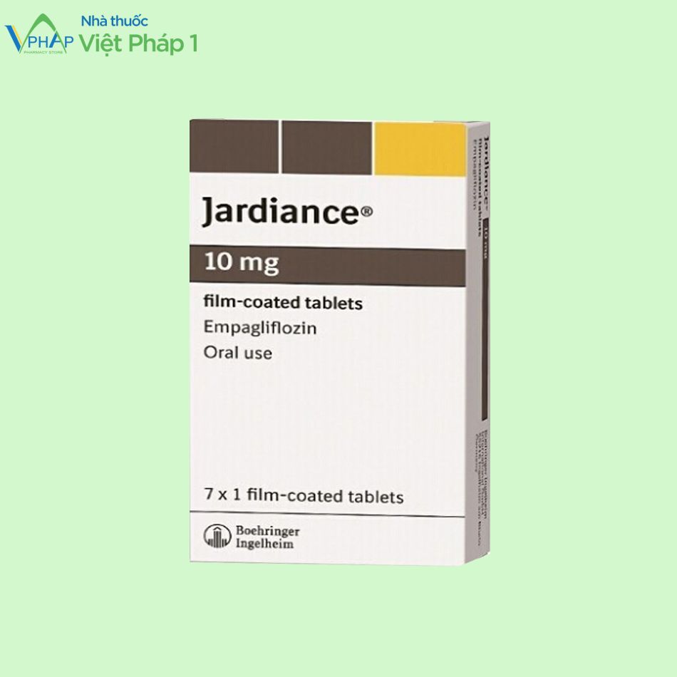 Hình ảnh: Hộp ngoài của thuốc Jardiance 10mg