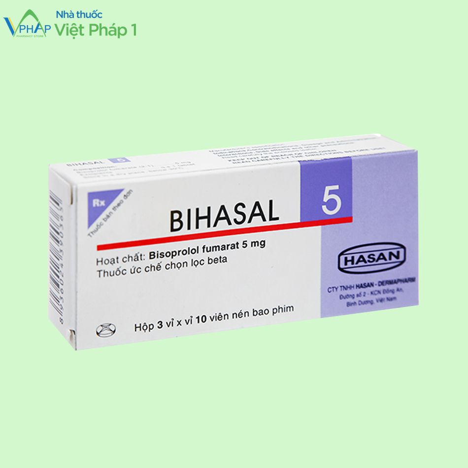 Hình ảnh bao bì thuốc Bihasal 5