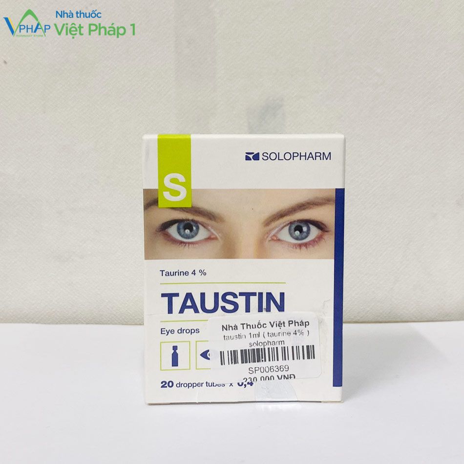 Hình ảnh: Dung dịch nhỏ mắt Taustin được chụp tại Nhà Thuốc Việt Pháp 1
