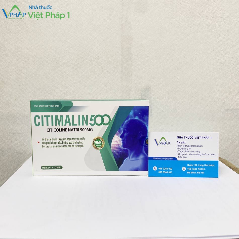 Sản phẩm Citimalin 500 đang được bán tại Nhà thuốc Việt Pháp 1