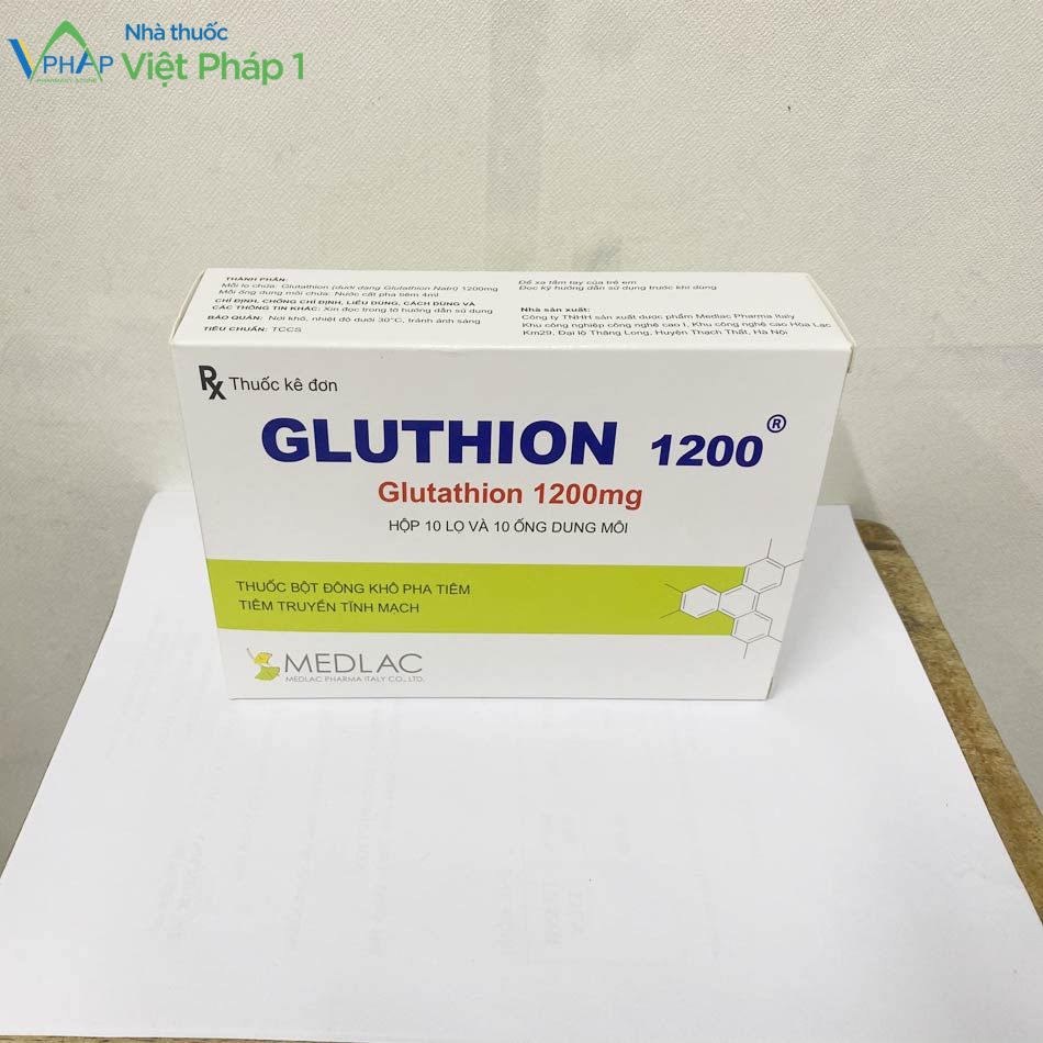 Hình ảnh hộp thuốc kê đơn Gluthion 1200