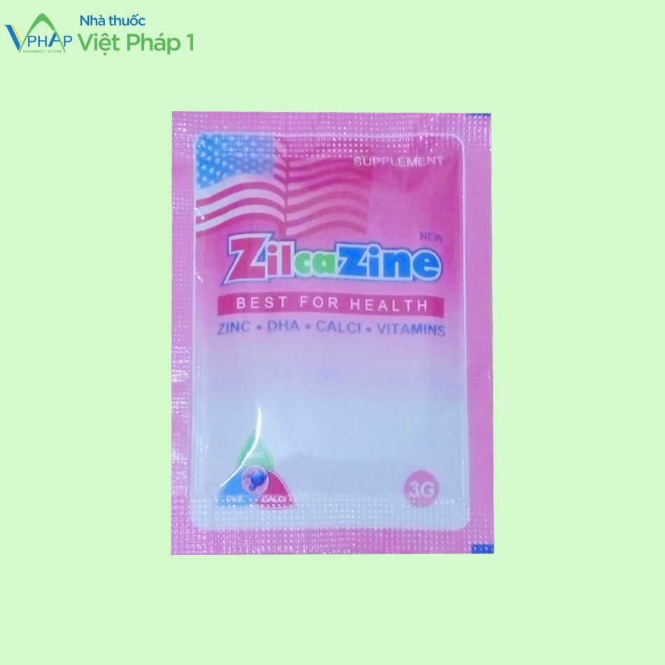 Hình ảnh gói Cốm dinh dưỡng Zilcazine