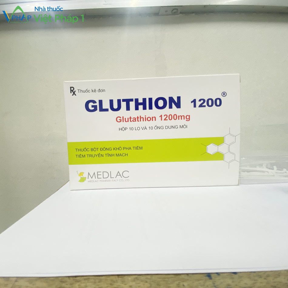 Gluthion 1200 hỗ trợ điều trị bệnh lý gan, tụy
