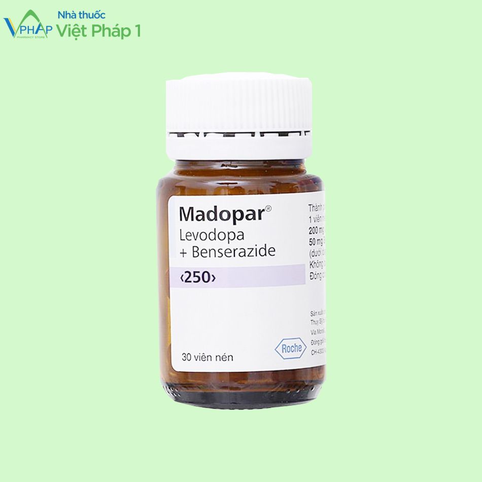 Hình ảnh lọ thuốc Madopar 250