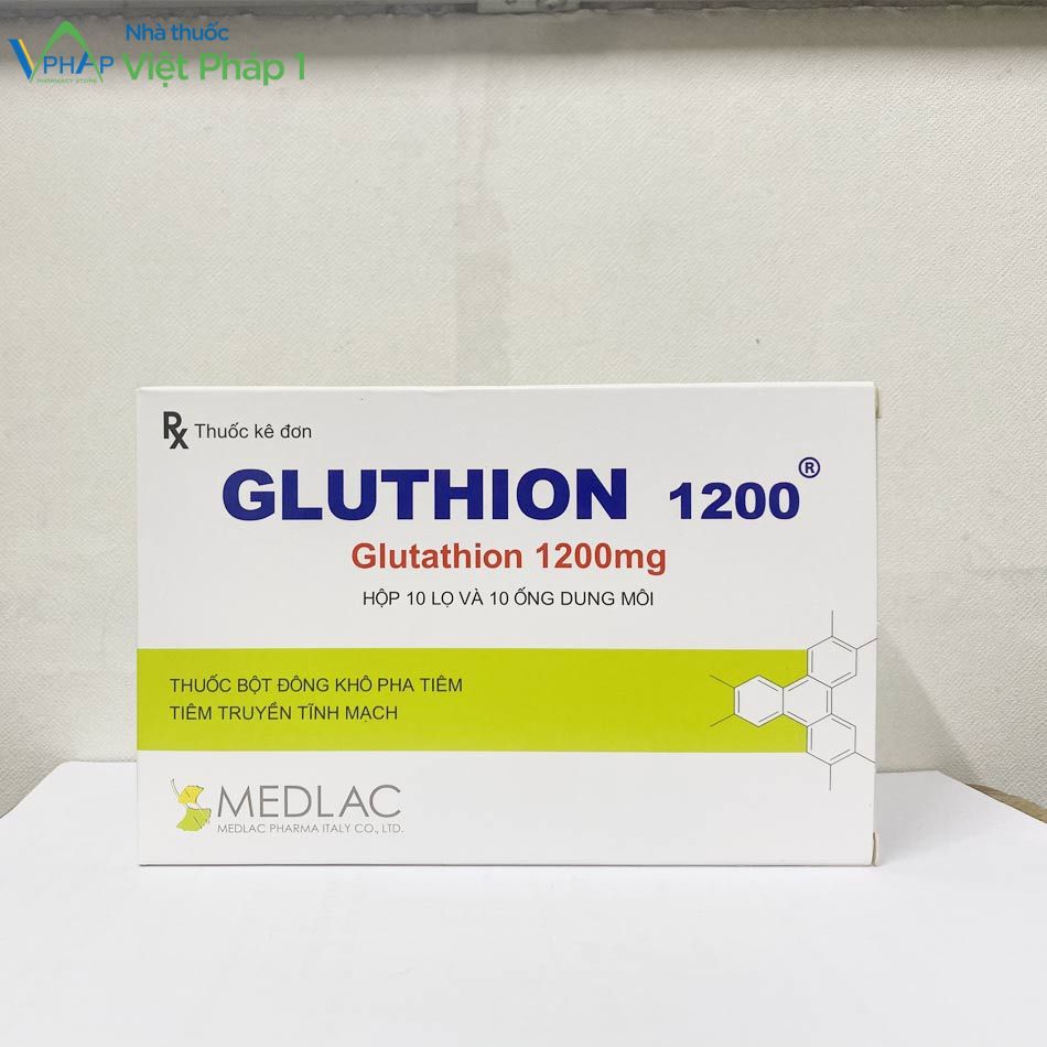 Gluthion 1200 chứa hoạt chất chính Glutathione