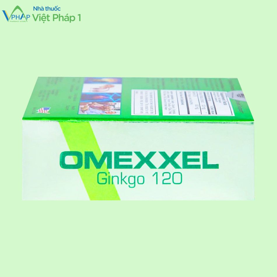 Hình ảnh hộp thực phẩm bảo vệ sức khỏe Omexxel Ginkgo 120