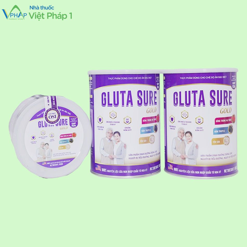 Sữa Gluta Sure hỗ trợ kiểm soát tốt đường huyết