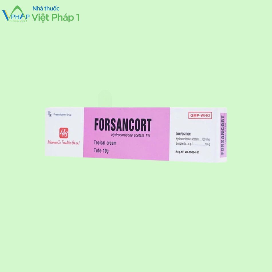 Thành phần của thuốc Forsancort