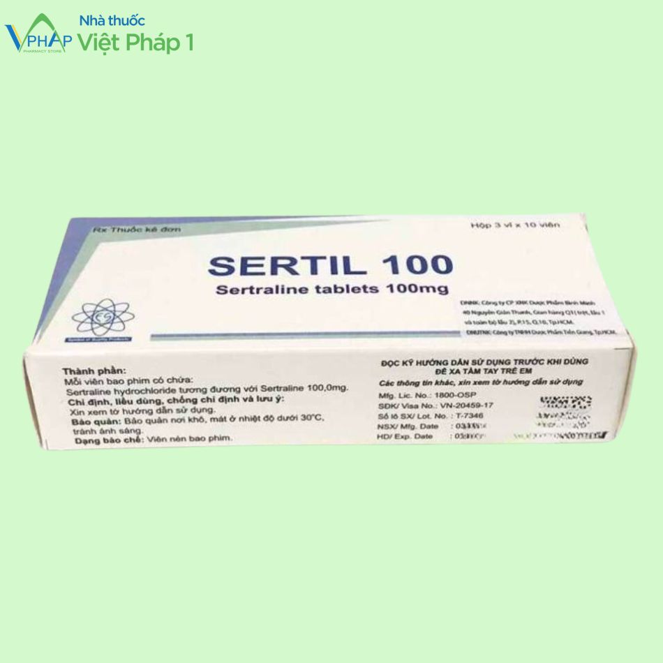 Thành phần Sertil 100