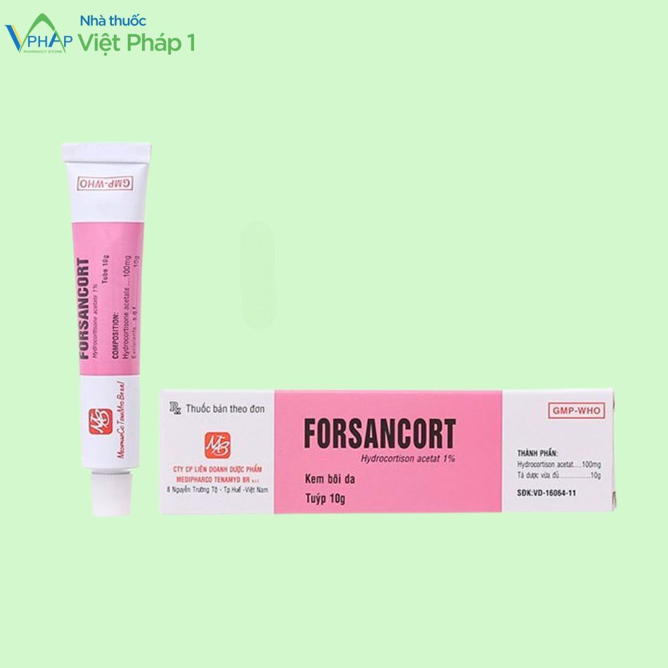 Thuốc điều trị viêm da tiếp xúc Forsancort