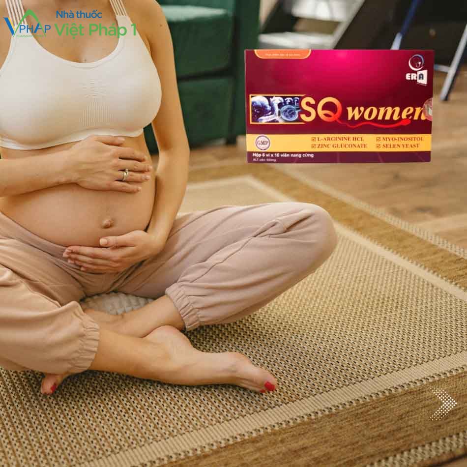 Đối tượng sử dụng viên uống SQ Women là phụ nữ mong muốn mang thai, cần bổ sung dưỡng chất. 