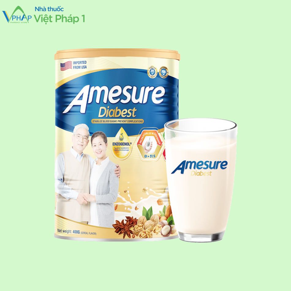 Sữa dành cho người tiểu đường Amesure Diabest