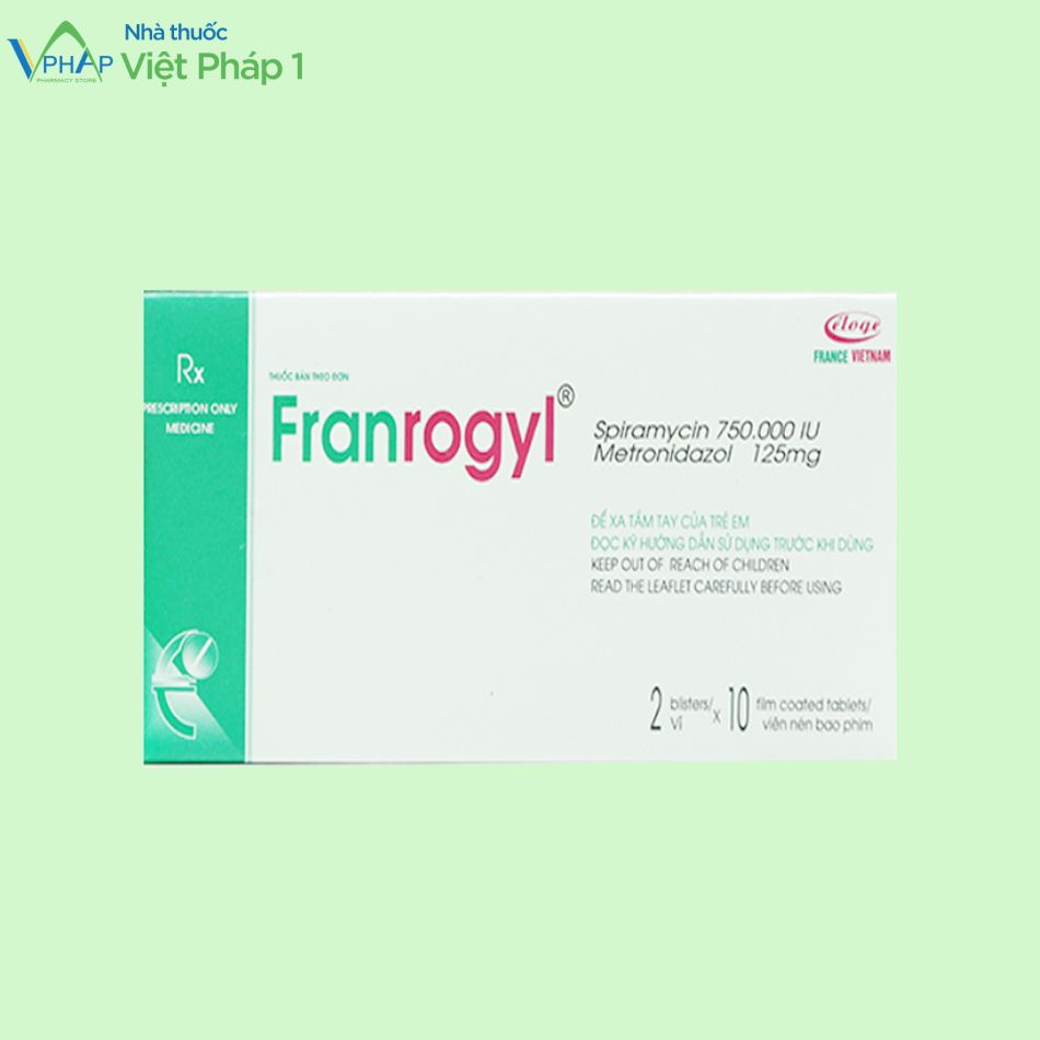 Hình ảnh; Hộp thuốc Franrogyl