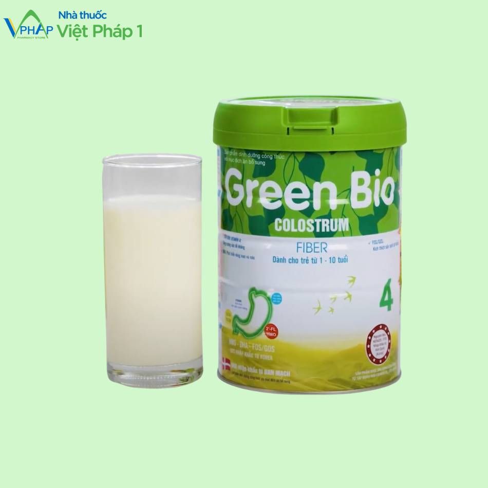 Hình ảnh đóng gói sản phẩm sữa Green Bio Infant