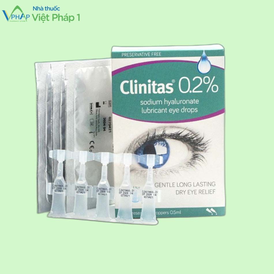 Dung dịch nhỏ mắt Clinitas 0.2