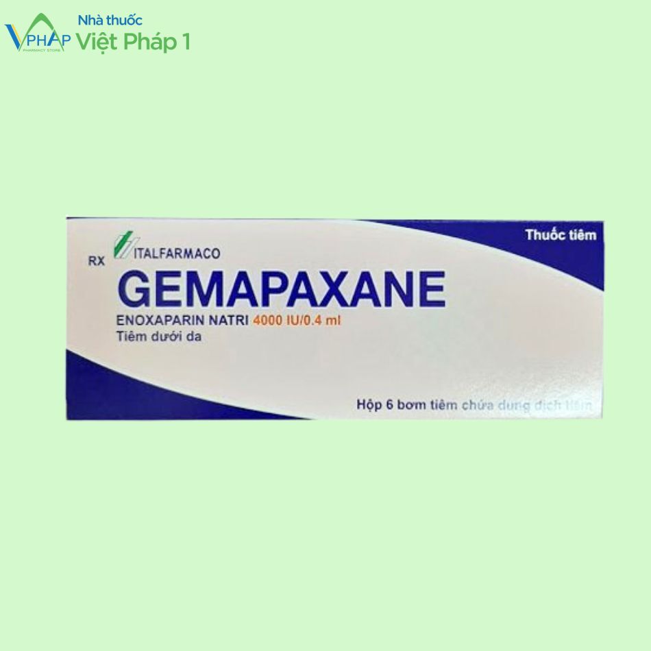 Hình ảnh hộp thuốc Gemapaxane