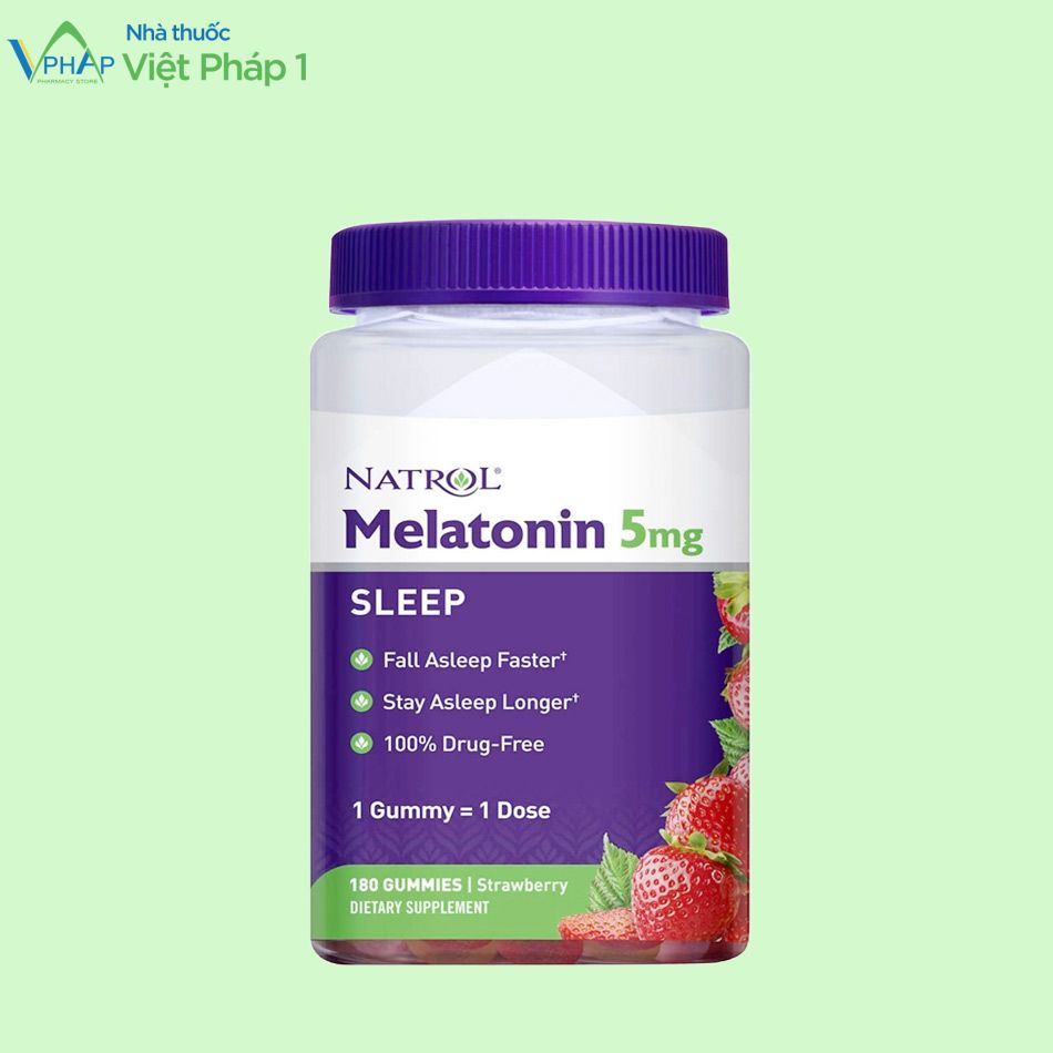 Hộp Natrol Melatonin Sleep 5 mg