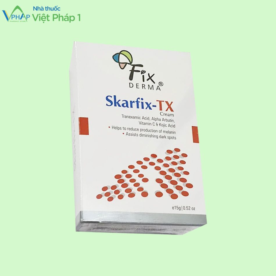 Sản phẩm Skarfix-TX trị thâm đỏ