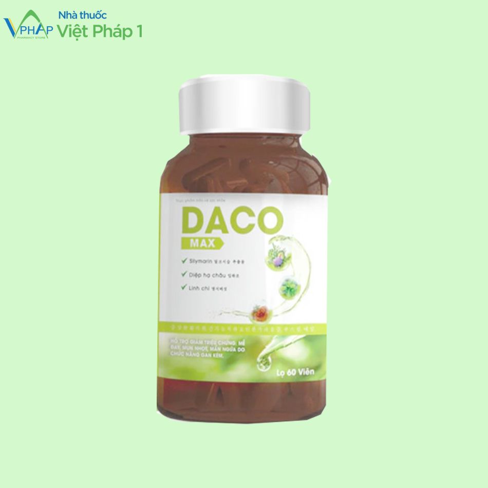 Lọ Daco Max bảo vệ và tăng cường chức năng gan