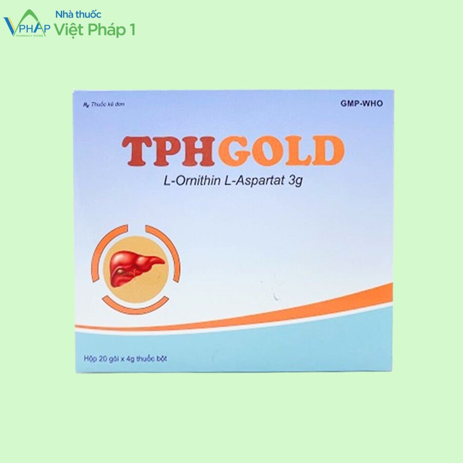 Thuốc TPHGOLD gồm 20 gói thuốc bột