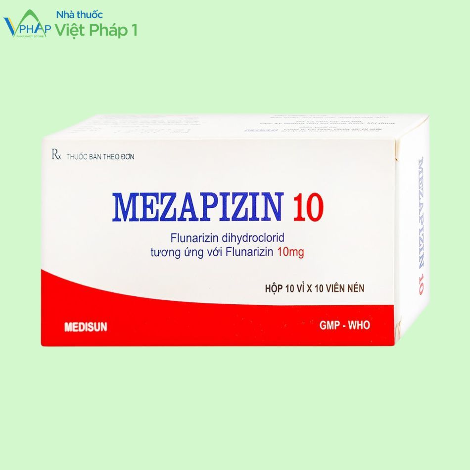 Thuốc điều trị đau nửa đầu Mezapizin 10