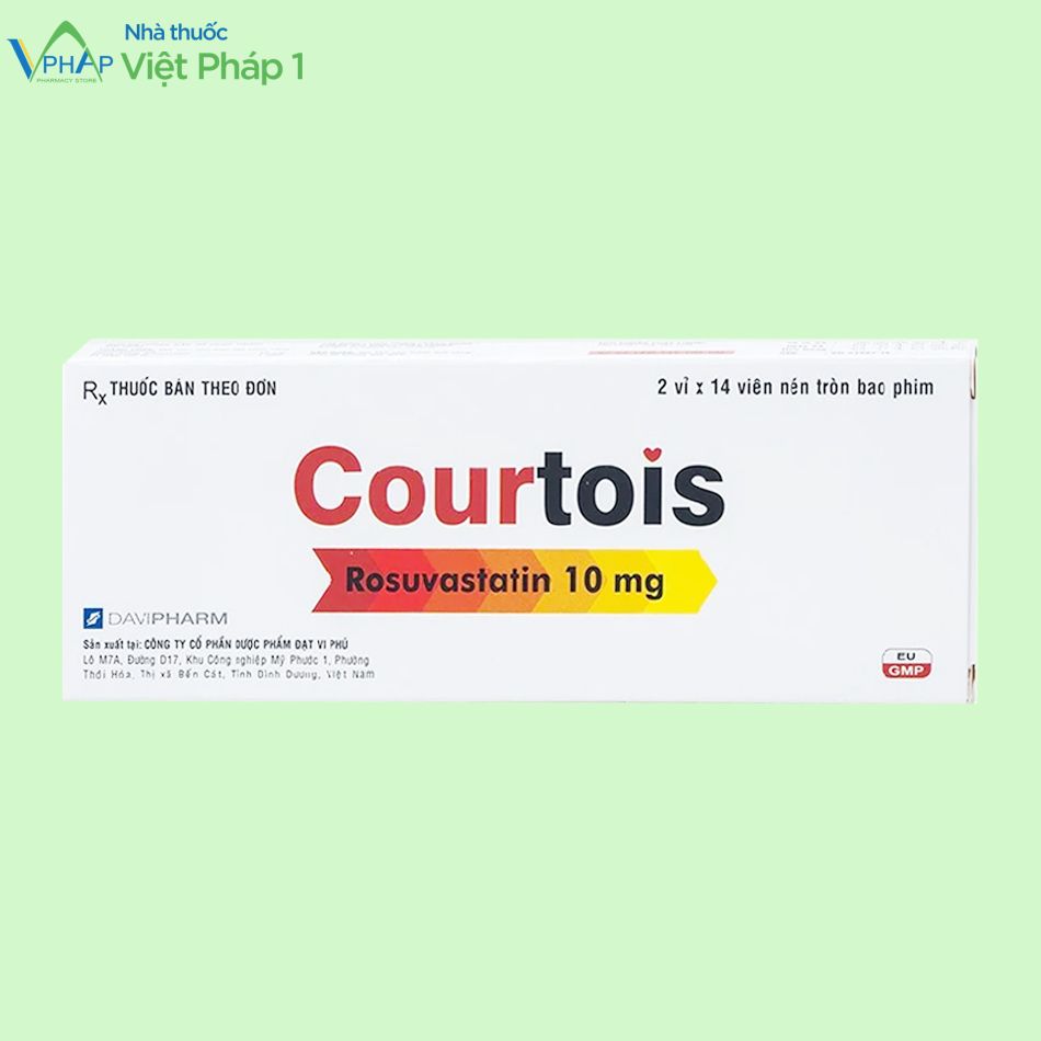 Hình ảnh của thuốc Courtois 10mg