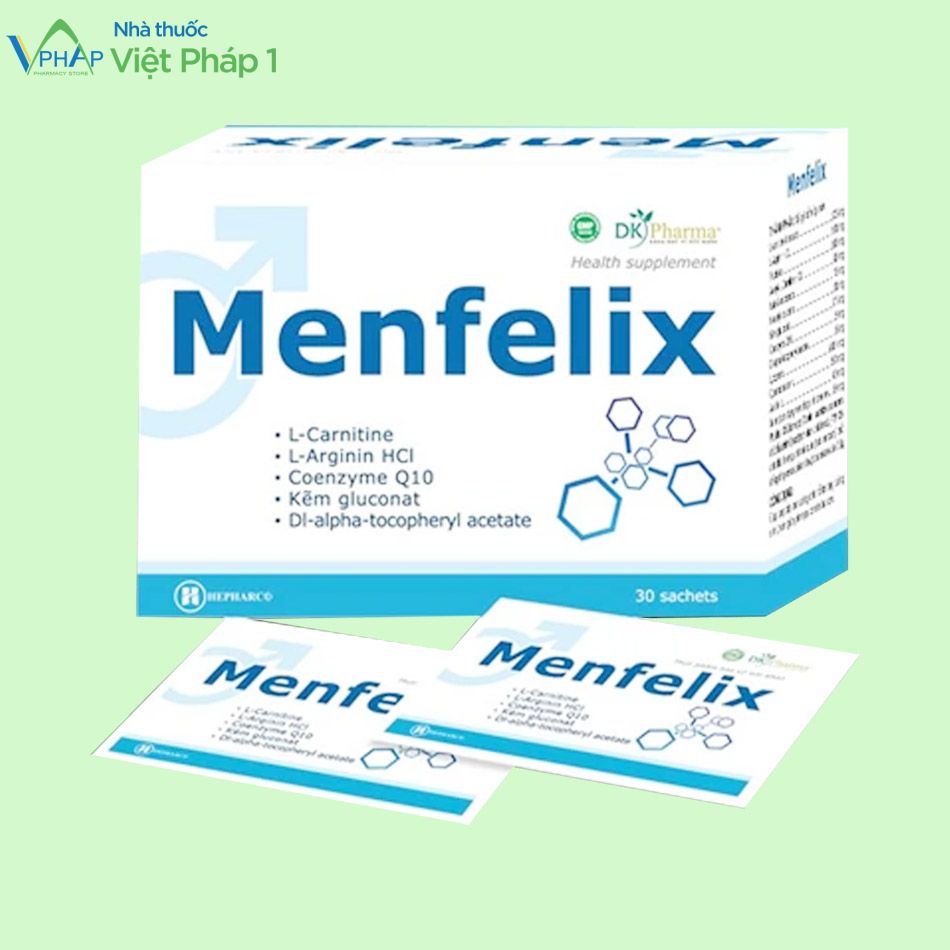 Hộp 30 gói sản phẩm Menfelix