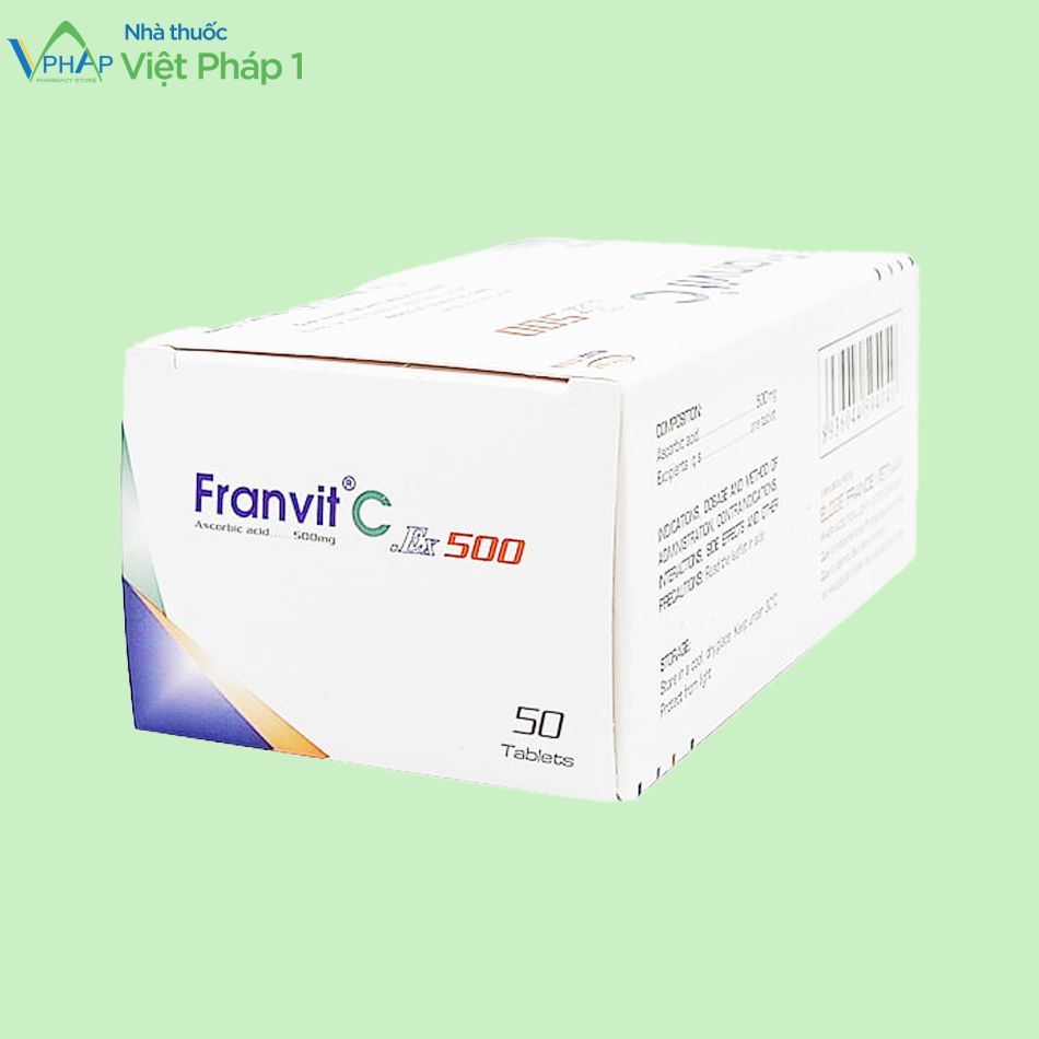 Hộp 50 viên thuốc Franvit C Ex 500