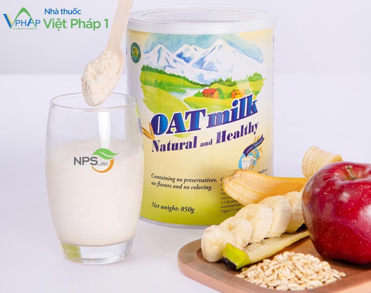Hình ảnh sản phẩm sữa yến mạch Oat Milk 850gr cung cấp dinh dưỡng cho cả ngày dài năng động