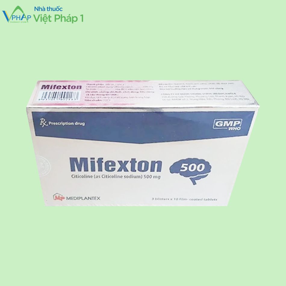 Thuốc Mifexton 500 được phân phối tại Nhà Thuốc Việt Pháp 1