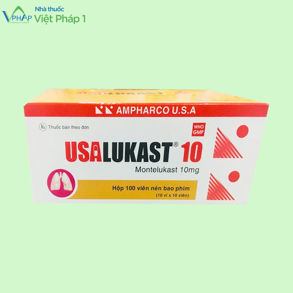 Hộp của thuốc Usalukast 10