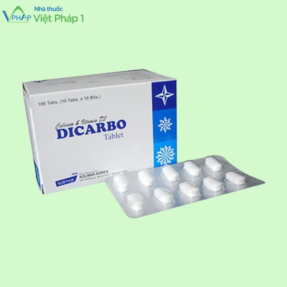 Hộp và thuốc Dicarbo