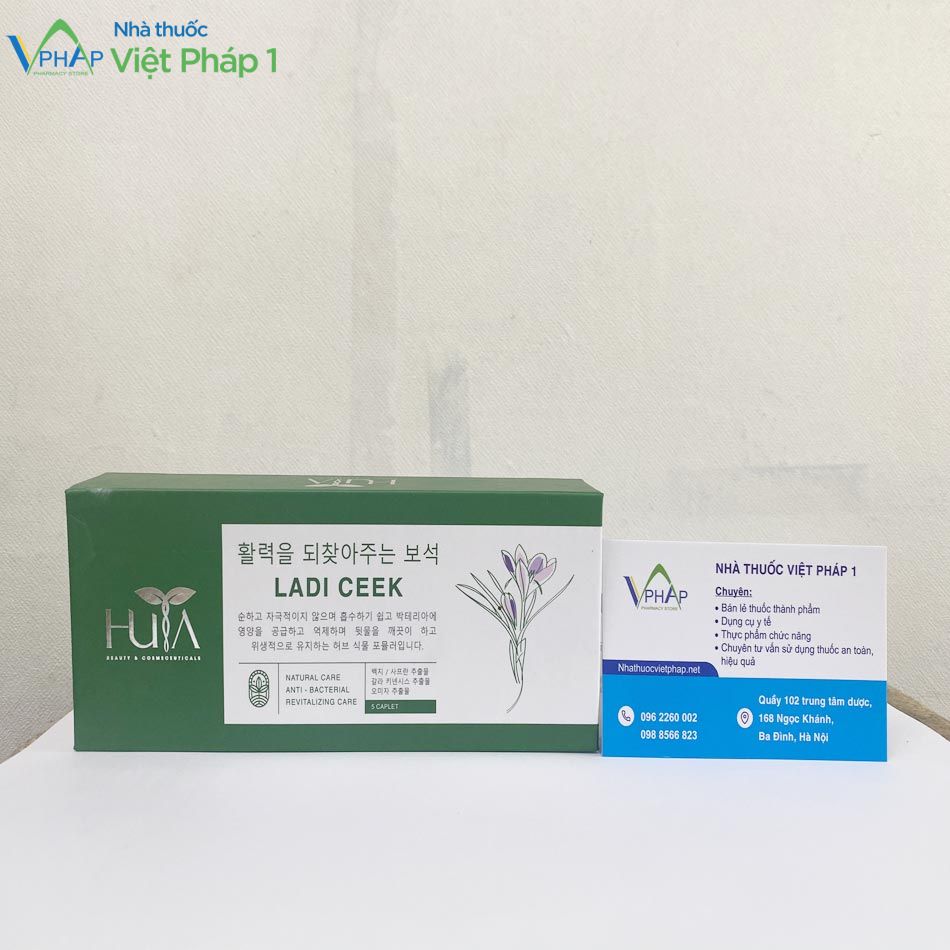 Sản phẩm Ladi Ceek đang được bán tại Nhà thuốc Việt Pháp 1